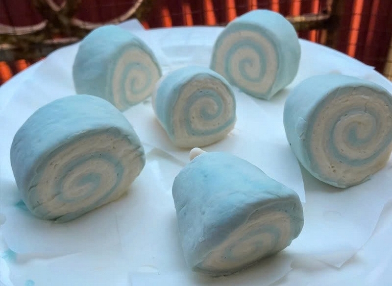 bánh bao hoa đậu biếc ảnh 5
