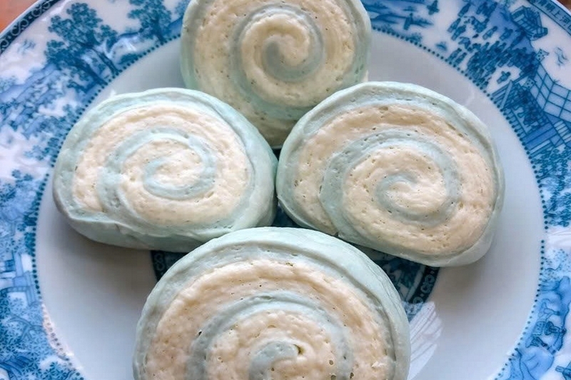bánh bao hoa đậu biếc ảnh 6