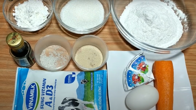 Cách làm bánh bao phô mai sữa 1