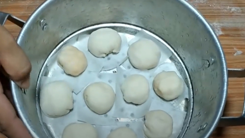 Cách làm bánh bao phô mai sữa 6