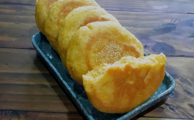 bánh bí đỏ chiên ảnh 5