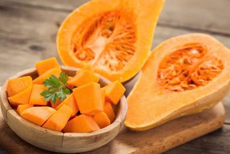 bánh bí đỏ hấp ảnh 1