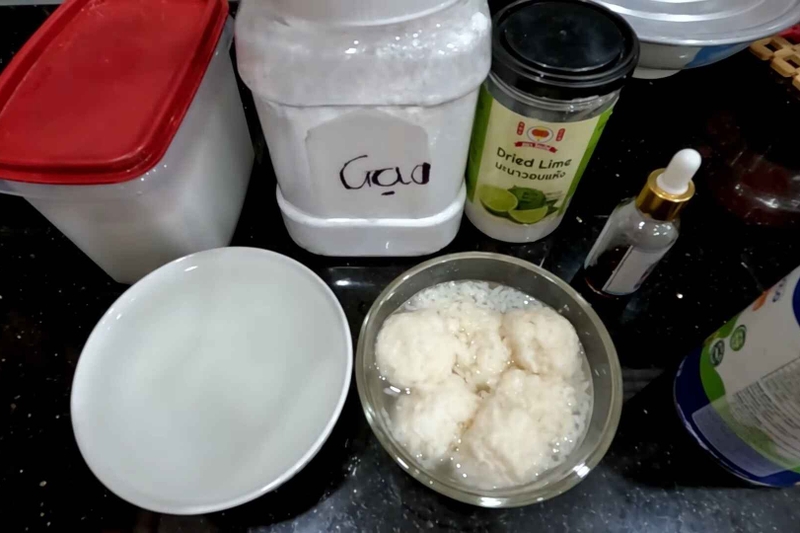 Nguyên liệu cần có để làm bánh bò cơm rượu