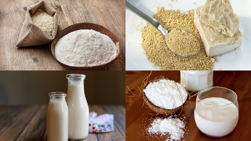 Nguyên liệu làm bánh bò sữa