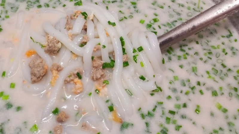 bánh canh tôm thịt nước cốt dừa 4