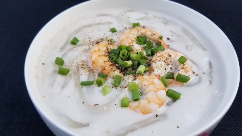 bánh canh tôm thịt nước cốt dừa 5