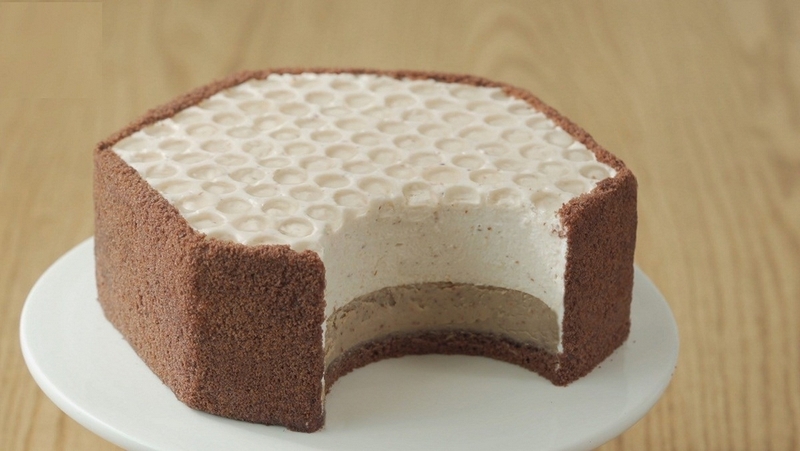bánh cheesecake phô mai mật ong hạt dẻ ảnh 5