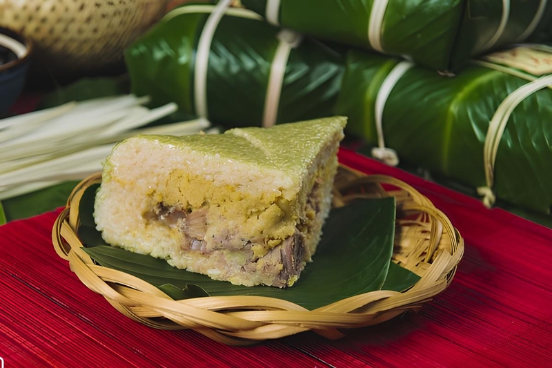 Khám phá hương vị đặc trưng của bánh chưng