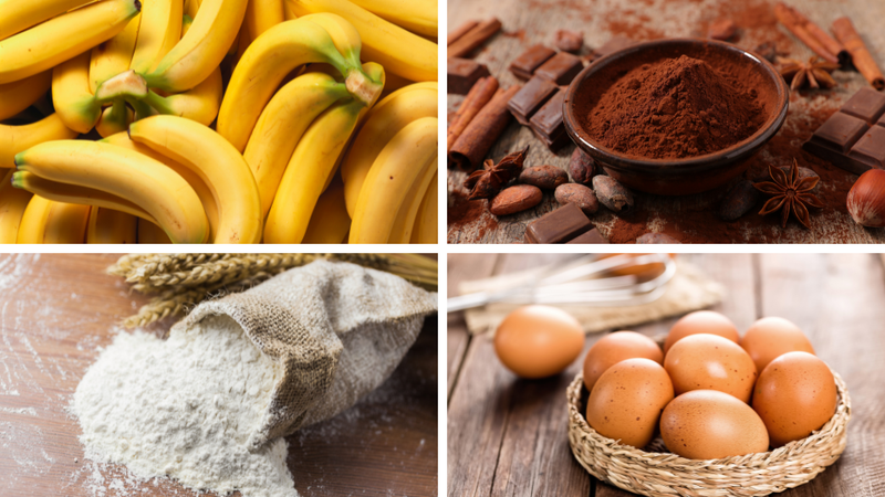 Bánh chuối nướng socola 1