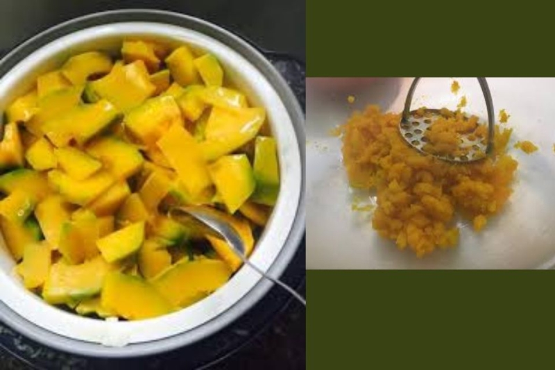 Hấp bí đỏ