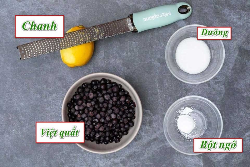 Bánh crepe việt quất - 04