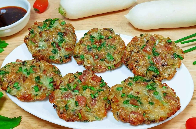bánh củ cải chiên giòn 11