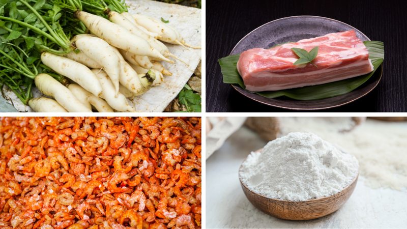 Bánh củ cải hấp 1