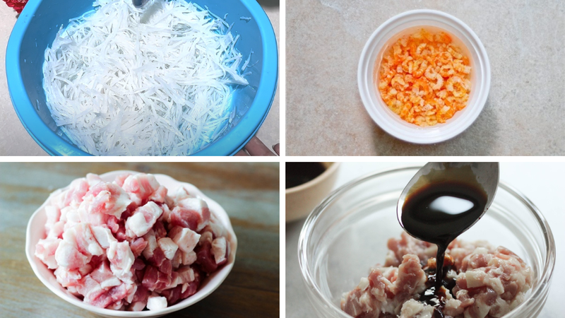 Bánh củ cải hấp 2