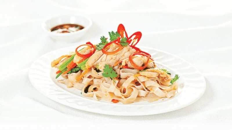 Cách làm món bánh đa xào thịt gà