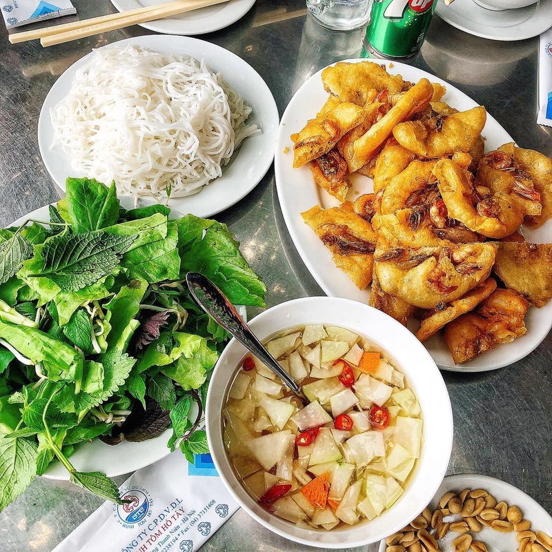 banh tom ho tay