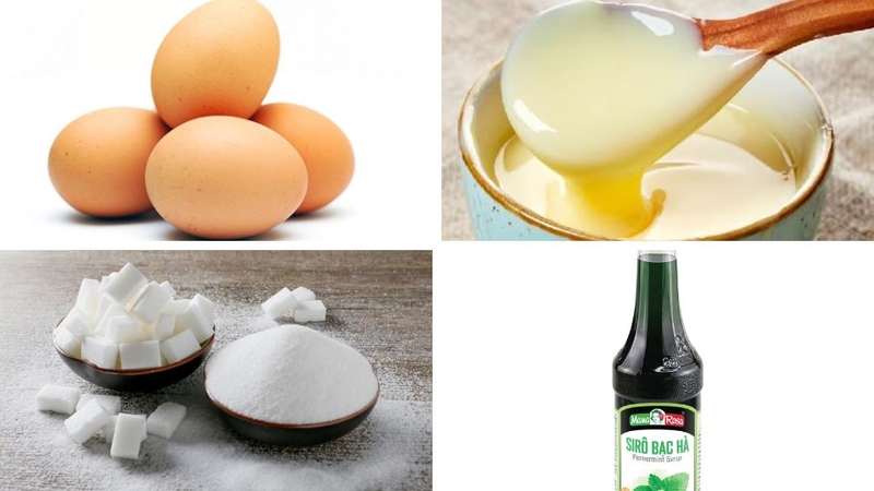 bánh flan bạc hà 2