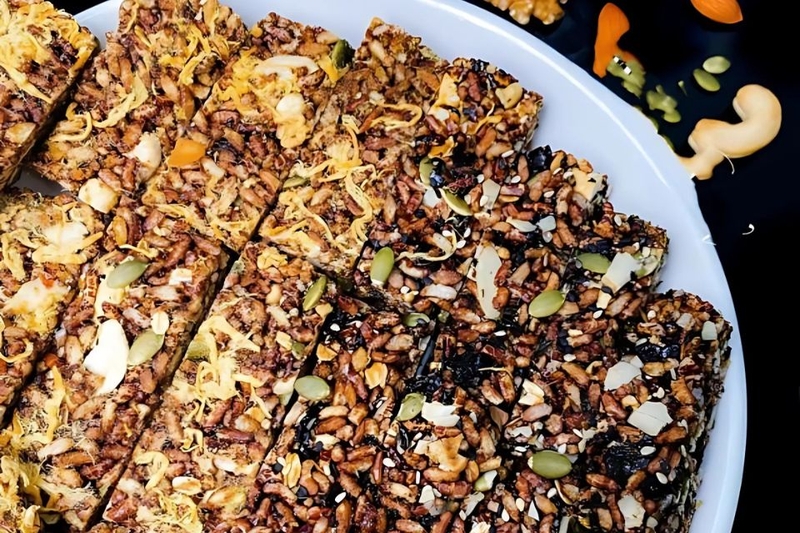 bánh gạo lứt ngũ cốc yến mạch
