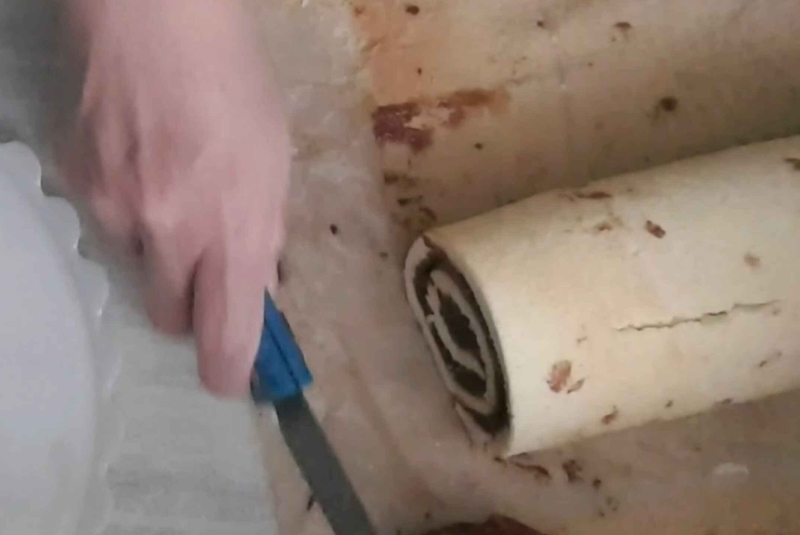 Bánh gato cuộn hình khúc củi 5