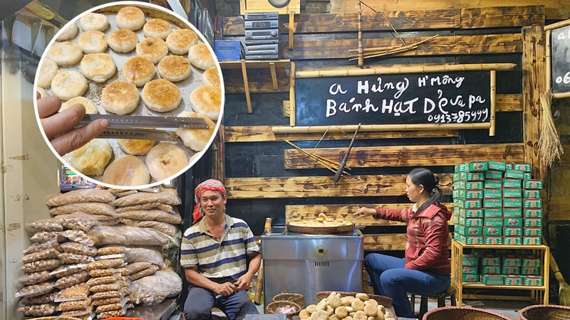 Bánh hạt dẻ là món ăn nổi tiếng tại Sapa