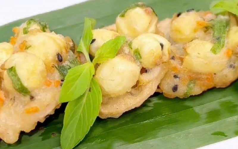 bánh hạt sen chiên giòn ảnh 5