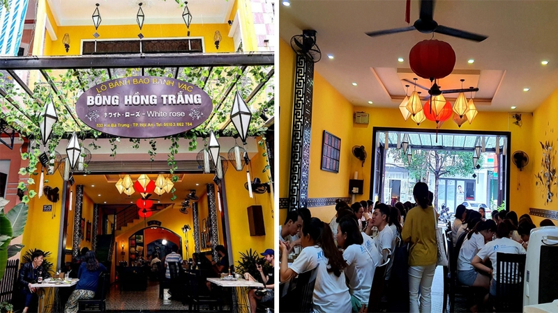 Nhà hàng Lò Bánh Bao Bánh Vạc Bông Hồng Trắng