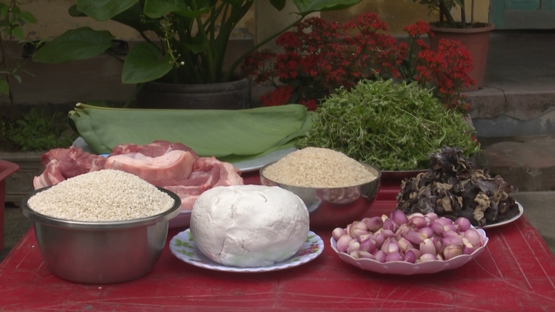 Nguyên liệu (cho khoảng 20 chiếc bánh hú)