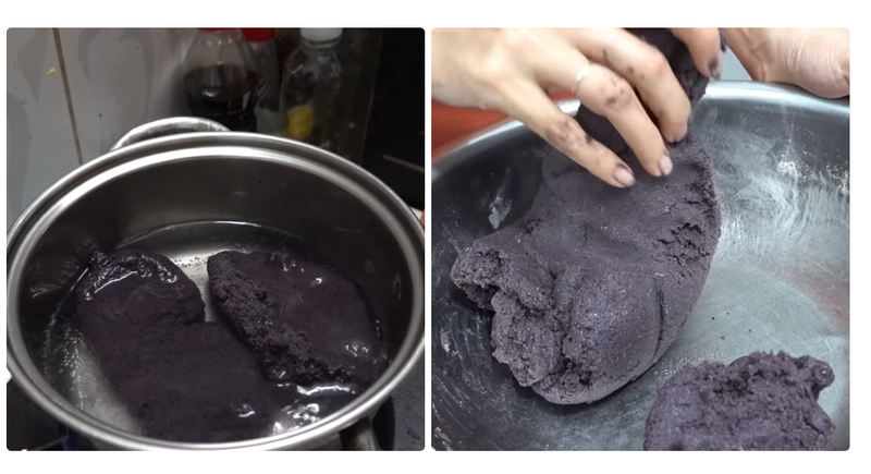 Bánh ít nếp than nhân dừa ảnh 5