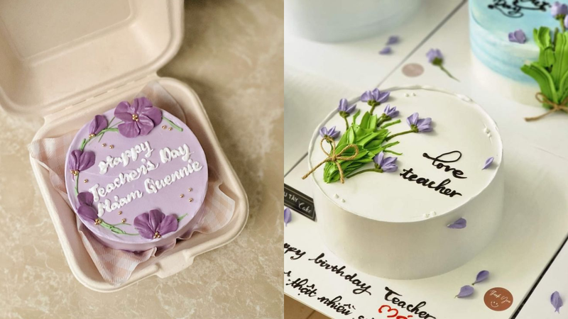 Mẫu bánh kem 20/11 tặng thầy 7