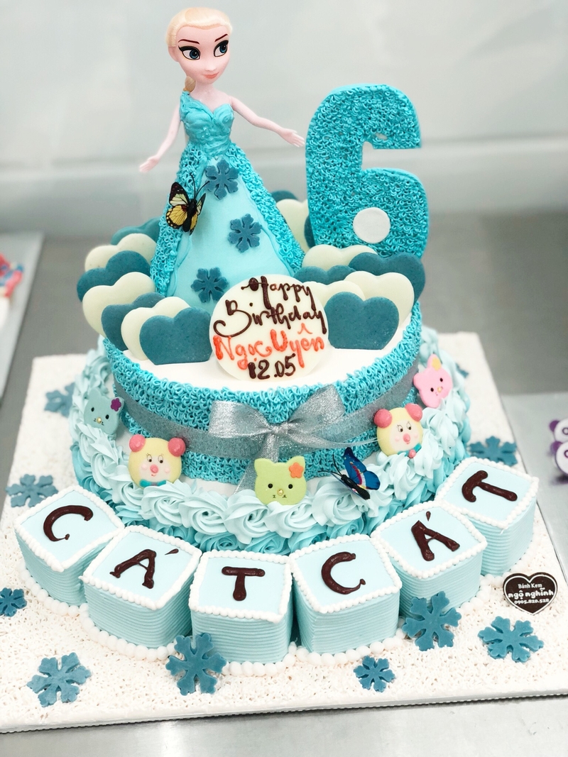 Bánh kem búp bê hình 1