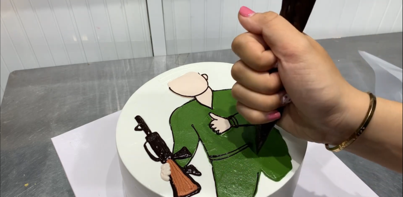 Trang trí bánh kem 2