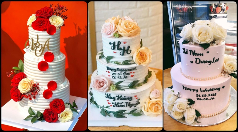 bánh kem đám hỏi ảnh 2