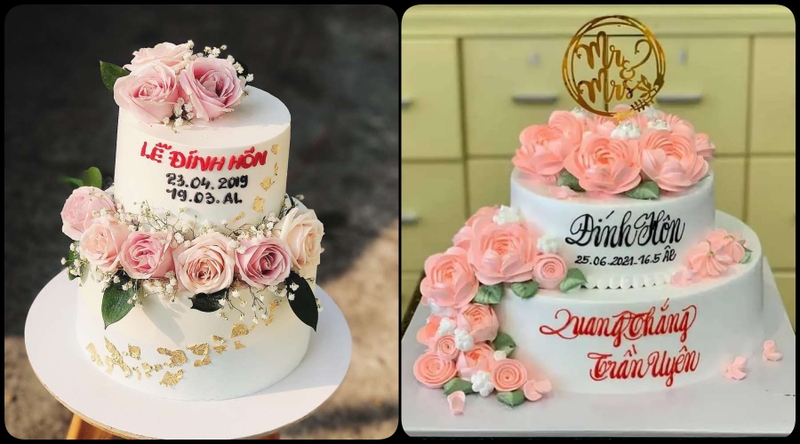 bánh kem đám hỏi ảnh 3