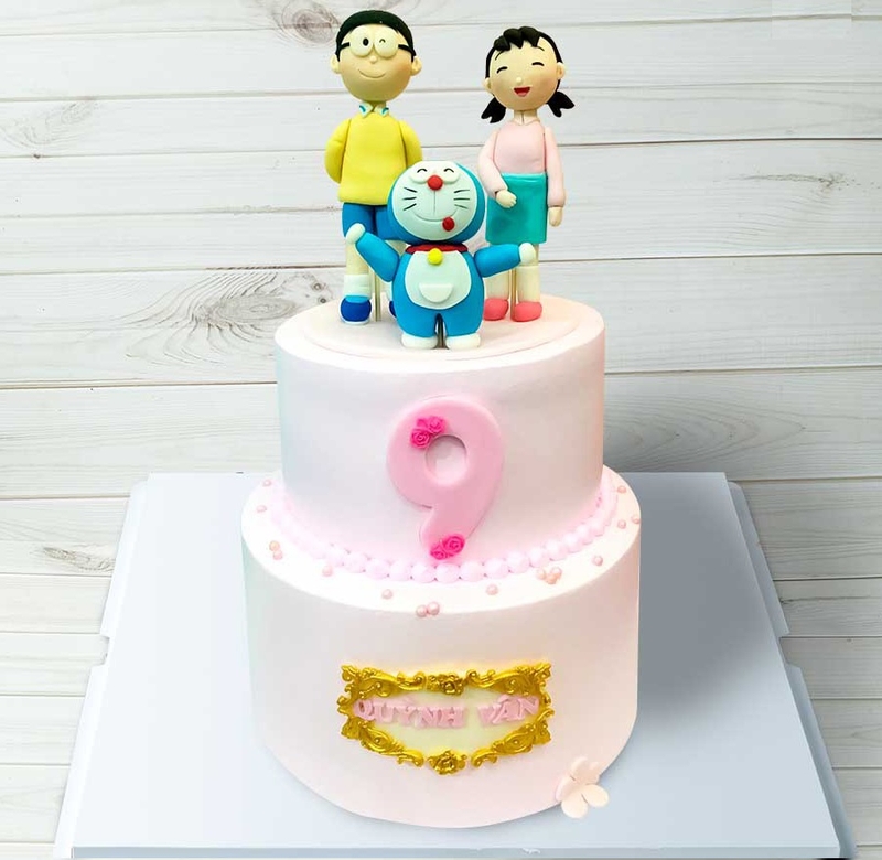 bánh kem doremon 10