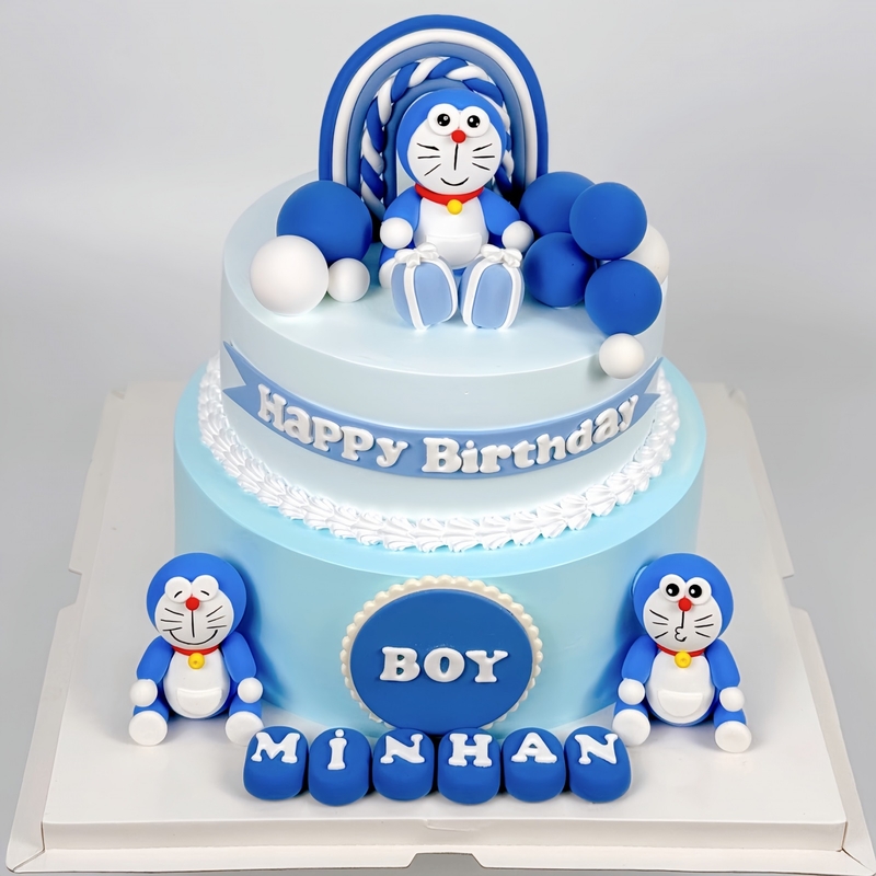 bánh kem doremon 9
