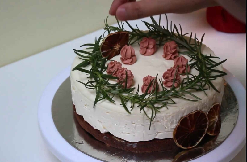 bánh kem dừa giáng sinh 14