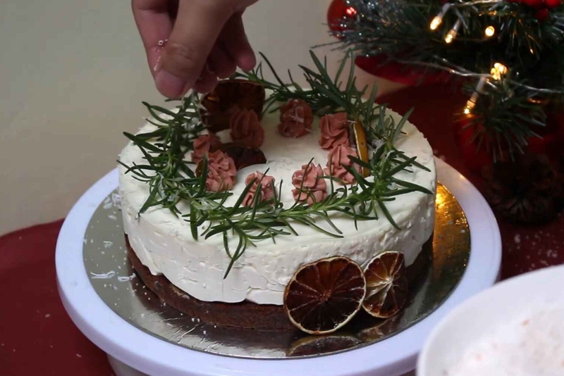 bánh kem dừa giáng sinh 15