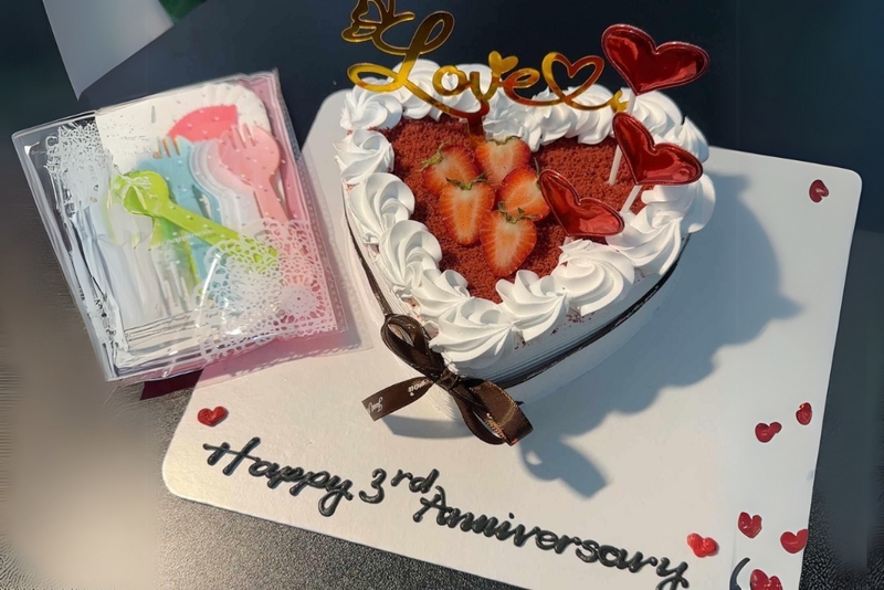 bánh kem Happy Anniversary 25