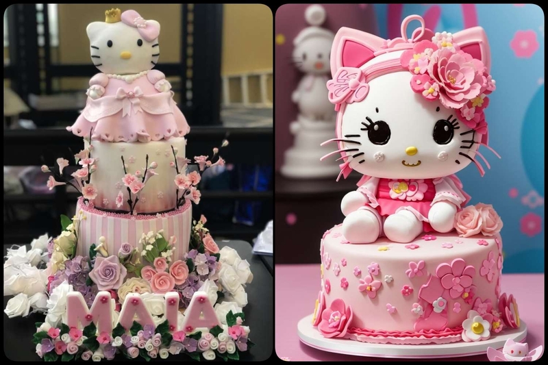 bánh kem Hello Kitty ảnh 2