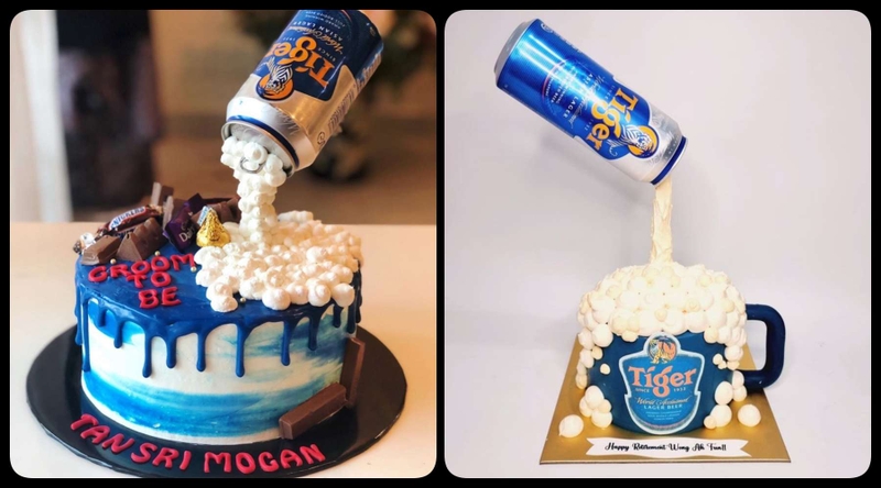 bánh kem hình bia Tiger ảnh 9