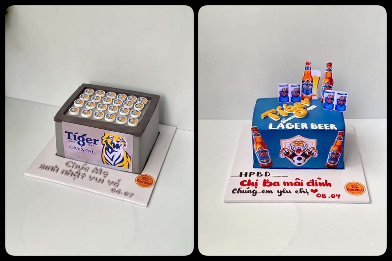 bánh kem hình bia Tiger ảnh 18