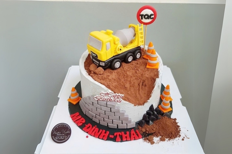 Bánh kem hình chiếc xe 7