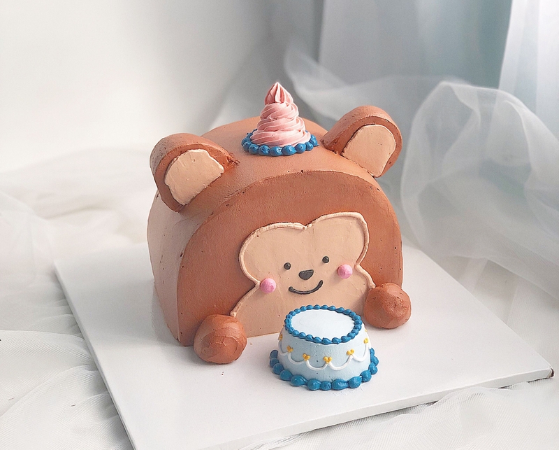 bánh kem hình con khỉ 9