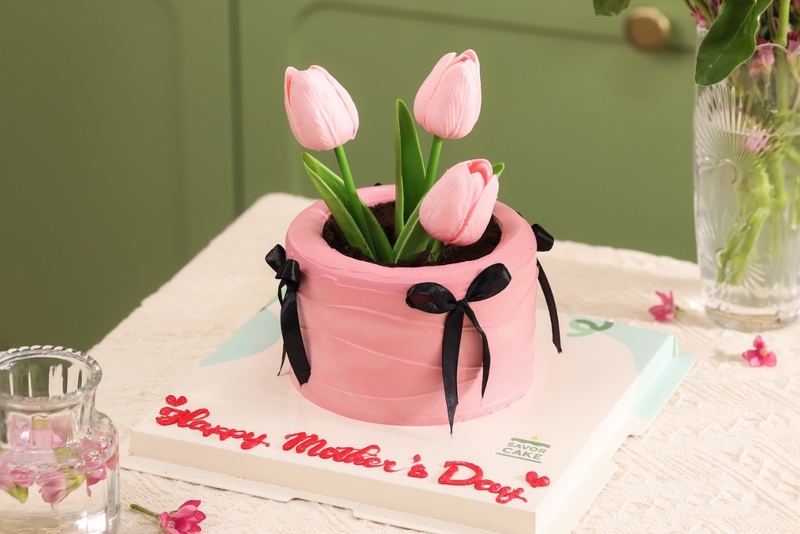 Bánh kem hoa tulip 18
