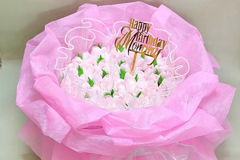 Bánh kem hoa tulip 24
