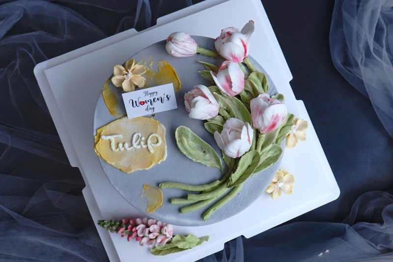Bánh kem hoa tulip 15
