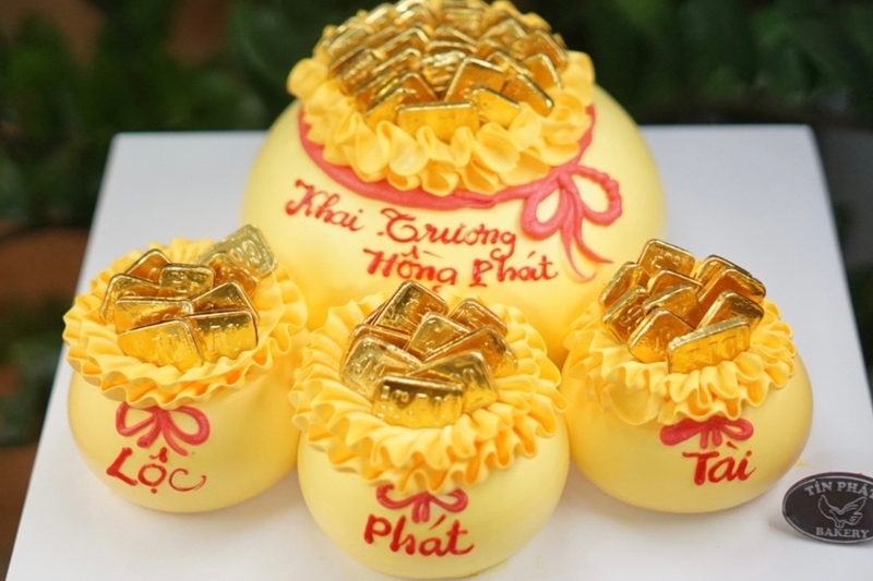 Bánh kem hũ vàng 8