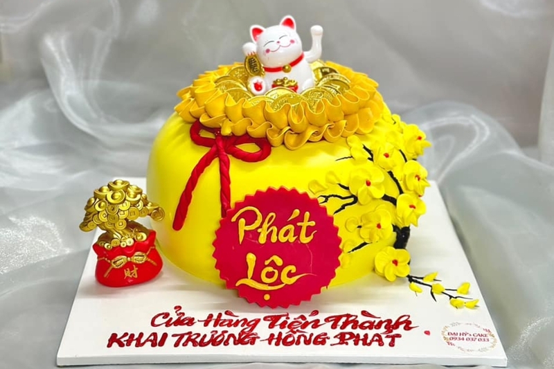 Bánh kem hũ vàng 7