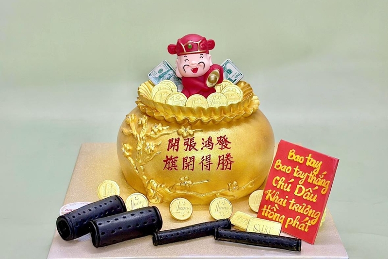 Bánh kem hũ vàng 5