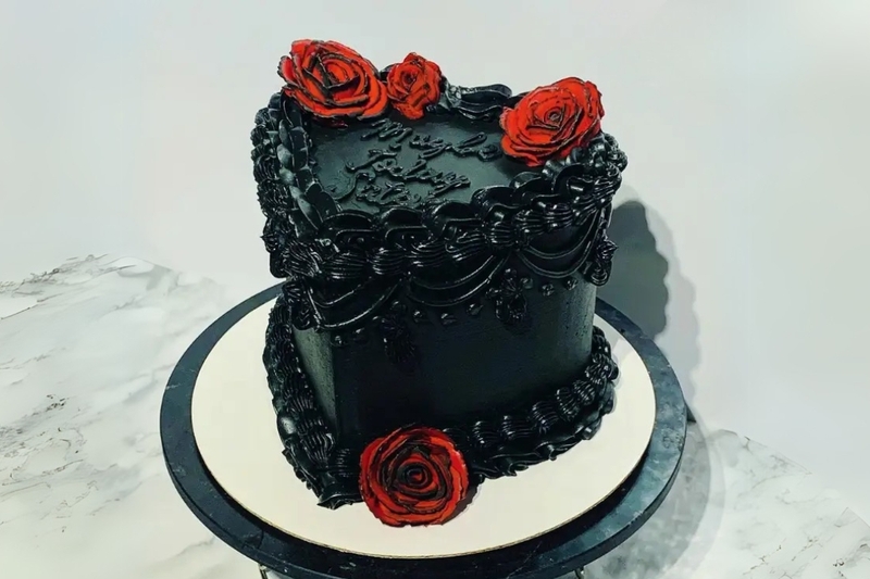 bánh kem màu đen 23